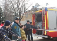 В центре прошли тренировочные пожарно-тактические учения
