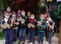 Ребята отлично провели время в неоновых джунглях лазерного клуба Багира (